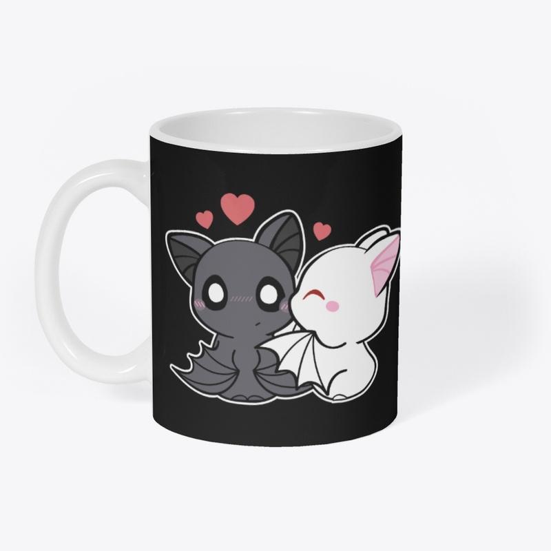 Flying hearts - Cuddly Bats